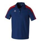 Erima Sport-Polo Evo Star (100% rec. Polyester) navyblau/rot Herren