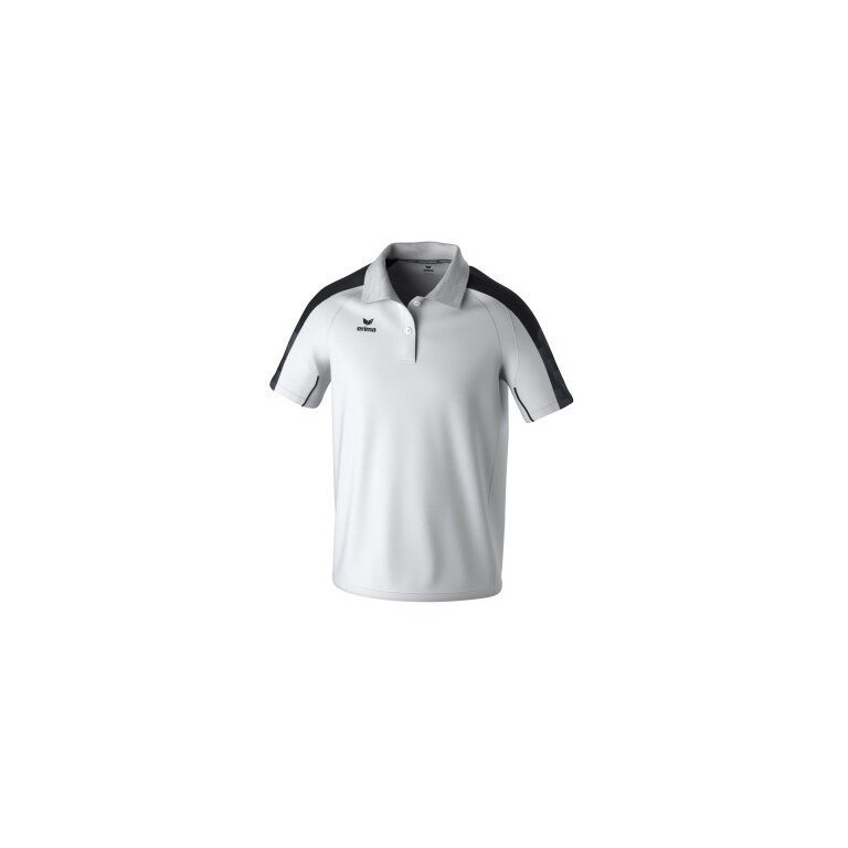 Erima Sport-Polo Evo Star (100% rec. Polyester) weiss/schwarz Herren