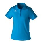 Erima Sport-Polo Evo Star (100% rec. Polyester) curacaoblau Damen