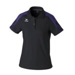 Erima Sport-Polo Evo Star (100% rec. Polyester) schwarz/violett Damen