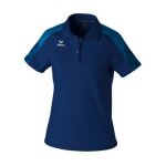 Erima Sport-Polo Evo Star (100% rec. Polyester) navyblau/blau Damen