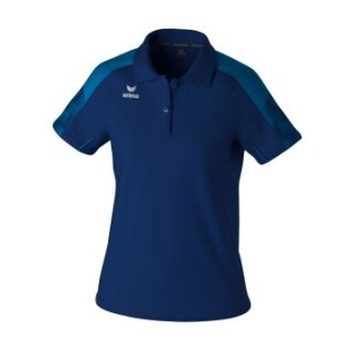 Erima Sport-Polo Evo Star (100% rec. Polyester) navyblau/blau Damen