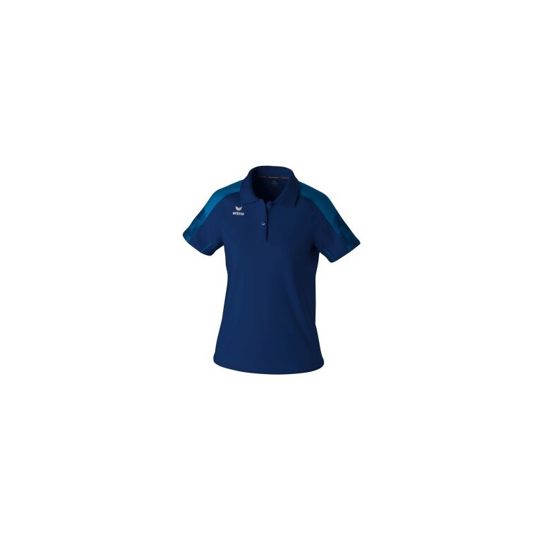 Erima Sport-Polo Evo Star (100% rec. Polyester) navyblau/blau Damen