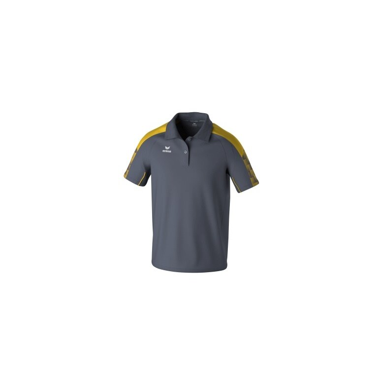 Erima Sport-Polo Evo Star (100% rec. Polyester) grau/gelb Herren