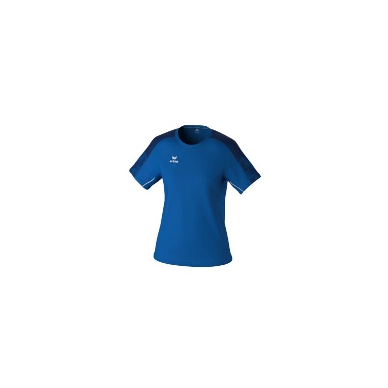 Erima Sport-Shirt Evo Star (100% rec. Polyester, leicht) royalblau/navyblau Damen