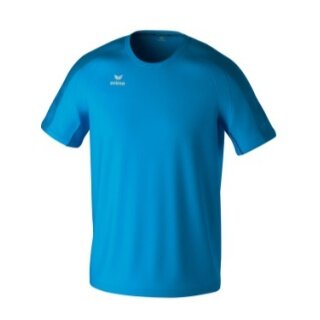 Erima Sport-Tshirt Evo Star (100% rec. Polyester, leicht) curacaoblau Herren