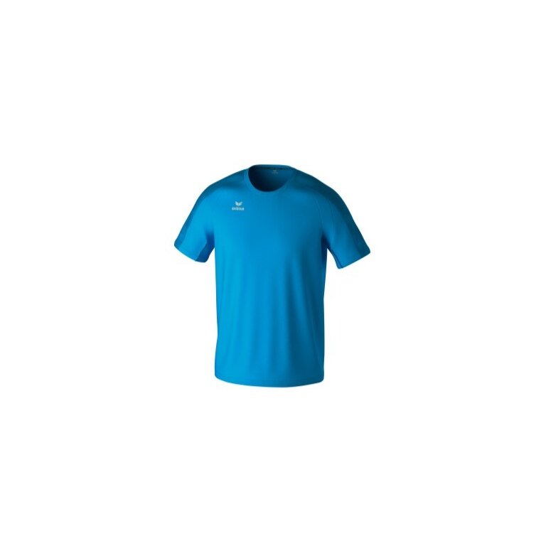 Erima Sport-Tshirt Evo Star (100% rec. Polyester, leicht) curacaoblau Kinder