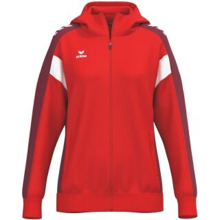 Erima Trainingsjacke Celebrate 125 mit Kapuze (atmungsaktiv, 100% Polyester) rot Damen