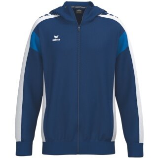 Erima Trainingsjacke Celebrate 125 mit Kapuze (atmungsaktiv, 100% Polyester) navyblau/weiss Kinder