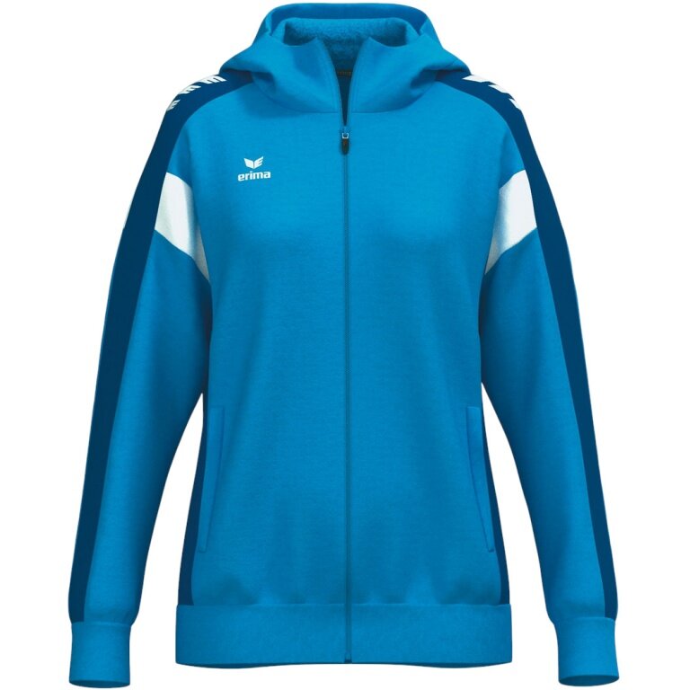 Erima Trainingsjacke Celebrate 125 mit Kapuze (atmungsaktiv, 100% Polyester) royalblau Damen