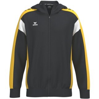 Erima Trainingsjacke Celebrate 125 mit Kapuze (atmungsaktiv, 100% Polyester) schwarz/gelb Kinder