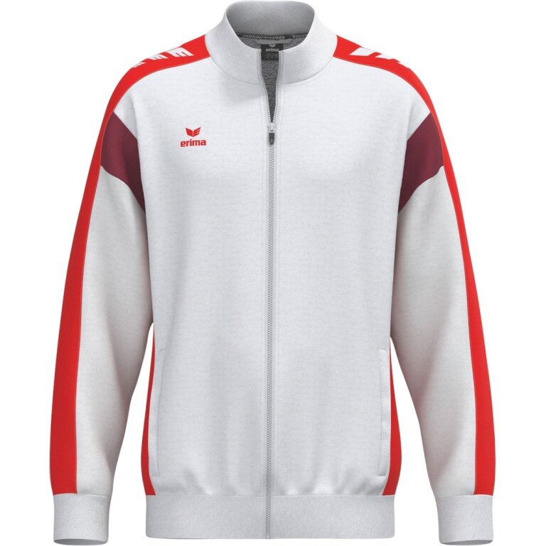 Erima Trainingsjacke Celebrate 125 (atmungsaktiv, 100% Polyester) weiss/rot Kinder