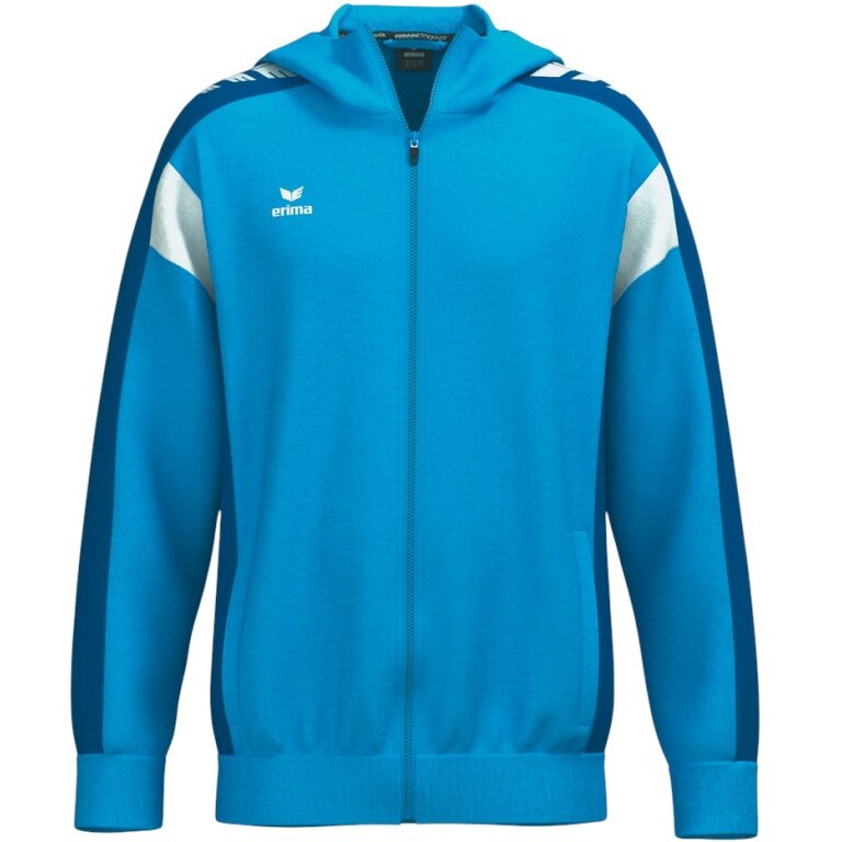 Erima Trainingsjacke Celebrate 125 mit Kapuze (atmungsaktiv, 100% Polyester) curacaoblau Herren