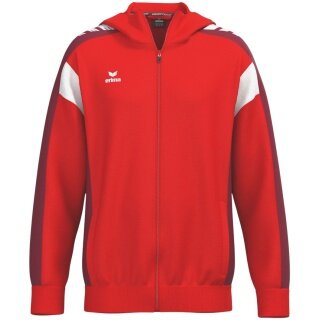 Erima Trainingsjacke Celebrate 125 mit Kapuze (atmungsaktiv, 100% Polyester) rot Kinder