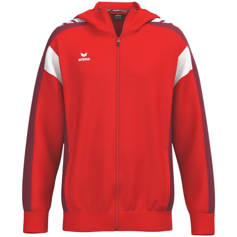 Erima Trainingsjacke Celebrate 125 mit Kapuze (atmungsaktiv, 100% Polyester) rot Kinder