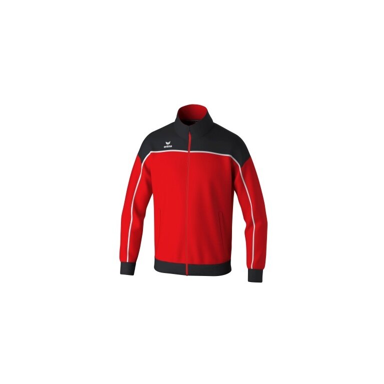 Erima Trainingsjacke Change (rec. Polyester, hoher Tragekomfort) rot/schwarz/weiss Jungen