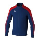 Erima Trainingsjacke Evo Star (Stehkragen, strapazierfähig) navyblau/rot Kinder