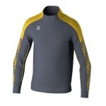 Erima Trainingsjacke Evo Star (Stehkragen, strapazierfähig) grau/gelb Kinder