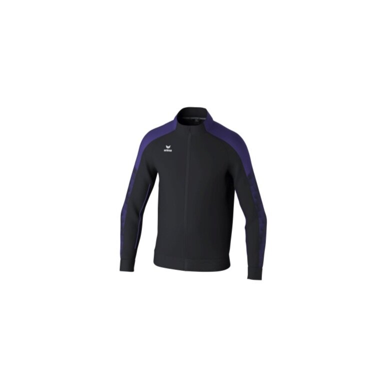 Erima Trainingsjacke Evo Star (Stehkragen, strapazierfähig) schwarz/violett Kinder