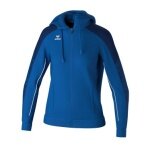 Erima Trainingsjacke Evo Star mit Kapuze (hoher Tragekomfort) royalblau/navyblau Damen