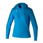 Erima Trainingsjacke Evo Star mit Kapuze (hoher Tragekomfort) curacaoblau Damen