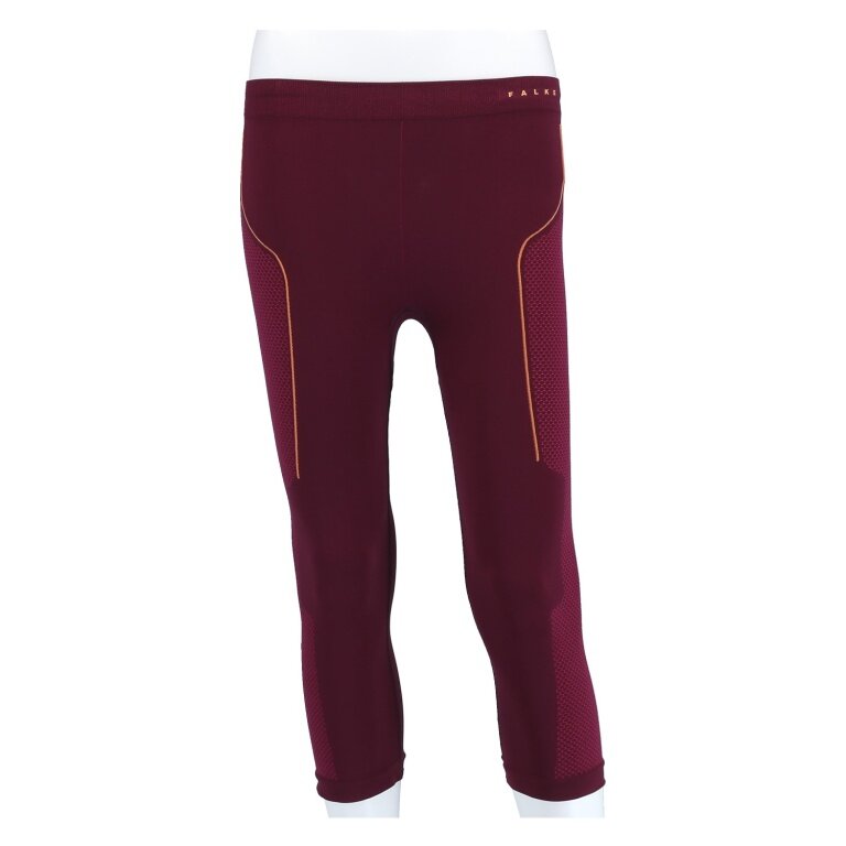 Falke Unterziehhose 3/4 Tight Warm (Feuchtigkeits- und Temperaturregulierung ) Unterwäsche dunkelrot Damen