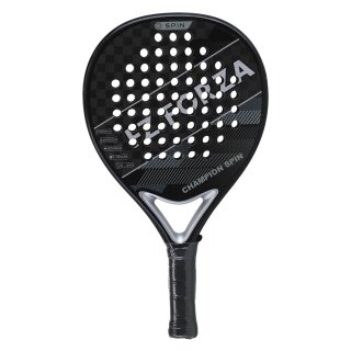 Forza Padelschläger Champion Spin 355g/Rund/Turnier schwarz