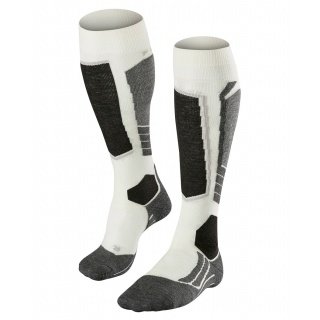 Falke Skisocke SK2 Intermediate Wool (mittelstarke Polsterung) weiss/grau/schwarz Damen - 1 Paar