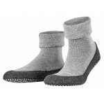 Falke Hausschuhe Cosyshoe (weiche Merinowolle) hellgrau Damen/Herren