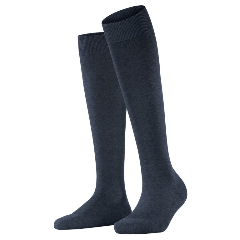 Falke Kniestrümpfe ClimaWool (feuchtigkeitsregulierend, Merinowolle) navyblau Damen - 1 Paar