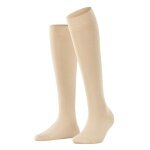 Falke Kniestrümpfe Cotton Touch (nachhaltige Baumwolle) beige Damen - 1 Paar