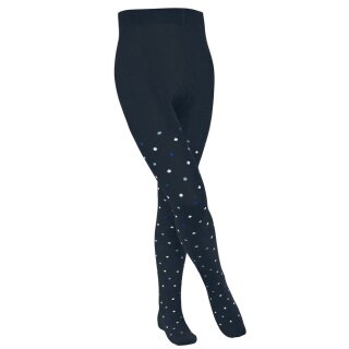 Falke Strumpfhose Multidot 2024 (nachhaltige Baumwolle) spaceblau Kinder