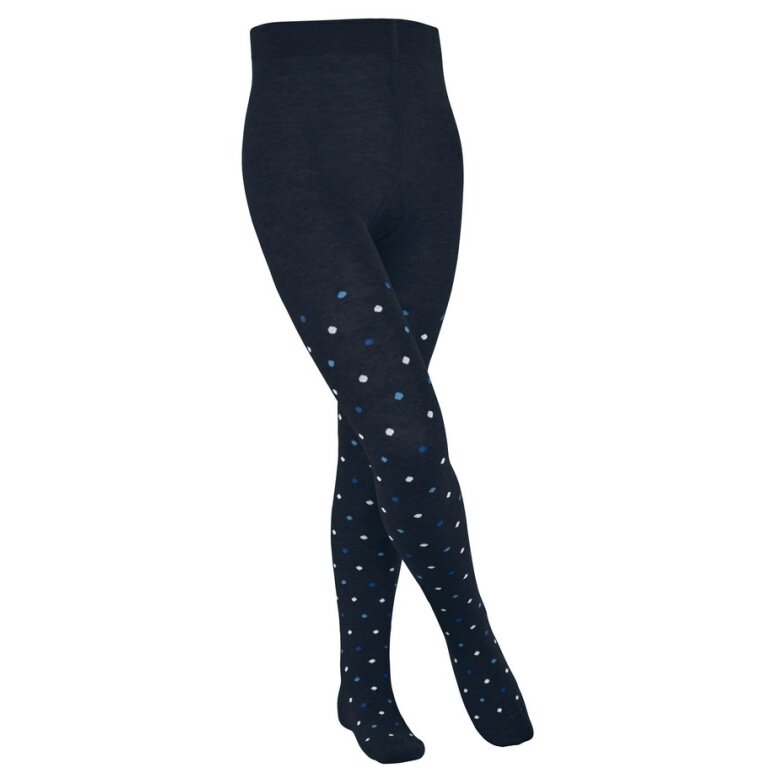 Falke Strumpfhose Multidot 2024 (nachhaltige Baumwolle) marineblau Kinder