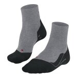 Falke Trekkingsocke TK5 Wander Wool (hoher Tragekomfort) Kurzsocken hellgrau Herren - 1 Paar