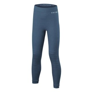 Falke Funktionsunterwäsche Unterziehhose Wool-Tech Tight (feinste Merinowolle) blau Kinder