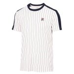 Fila Tennis-Tshirt Stripes Jascha 2 (100% Polyester) weiss Herren