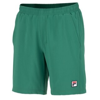 Fila Tennishose Short Santana (4-Wege-Stretch, atmungsaktiv) kurz grün Herren