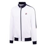 Fila Tennisjacke Manuel (Stehkragen, 100% Polyester) weiss/navyblau Kinder