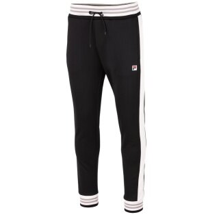 Fila Tennishose Pant Bame (100% Polyester) lang schwarz/weiss Herren