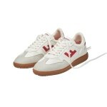 Flamingos Life Sneaker Burela Slim - weiss/panna/rot