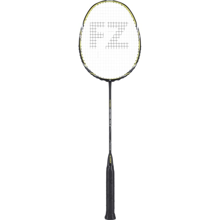 Forza Badmintonschläger Aero Power Pro-S (kopflastig, steif, 86g) schwarz - besaitet -