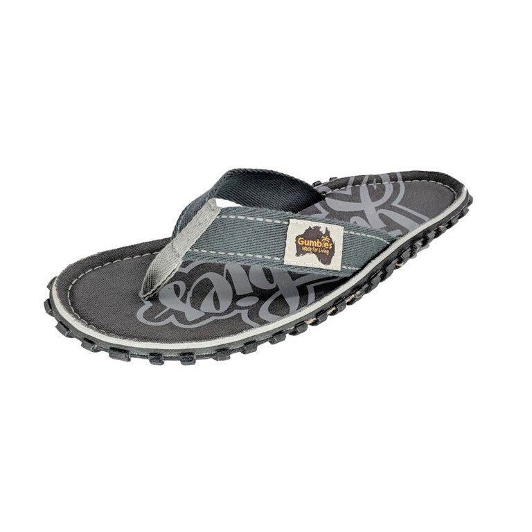 Gumbies Zehensandalen Original Flip Flops grau Herren