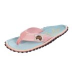 Gumbies Zehensandalen Original Flip Flops blau/pink Damen