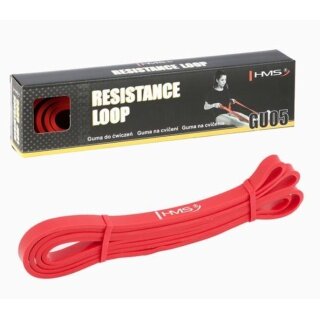 HMS Fitness Widerstandsband GU05 (2080x13x4,5mm) rot - 1 Stück