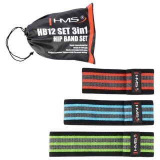 HMS Fitnessband HB12 Set 3in1 Hip Bands - 3 Stück