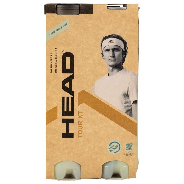 Head Tennisbälle Premium Tour XT Dose 2x4er - Doppelpack