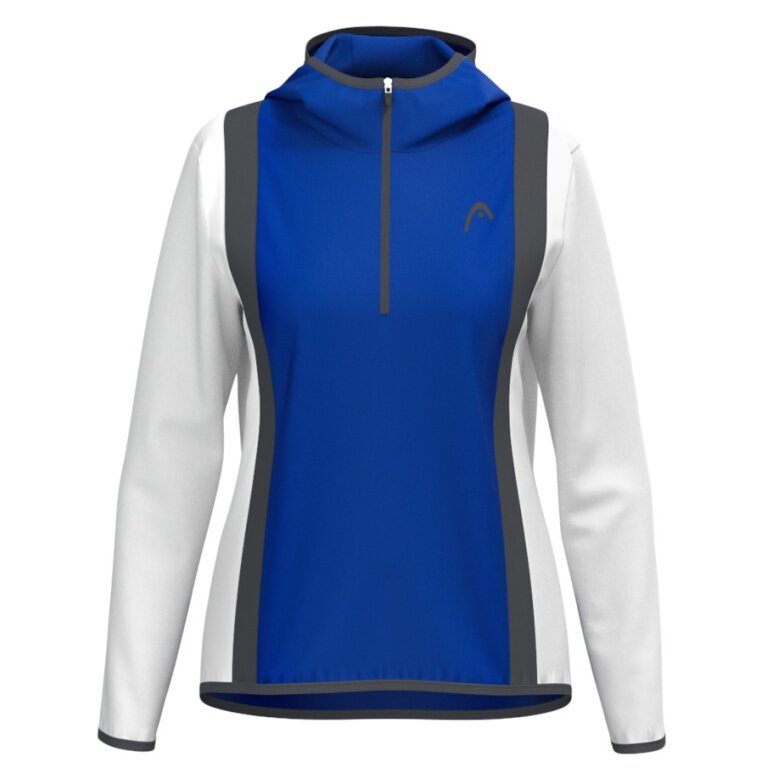 Head Kapuzenjacke Club 25 Tech Hoodie (100% Polyester) 2025 royalblau/weiss Damen