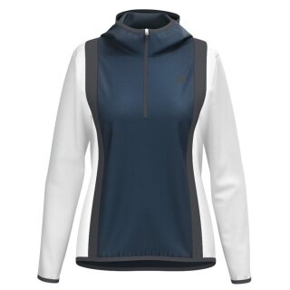 Head Kapuzenjacke Club 25 Tech Hoodie (100% Polyester) 2025 navyblau/weiss Damen