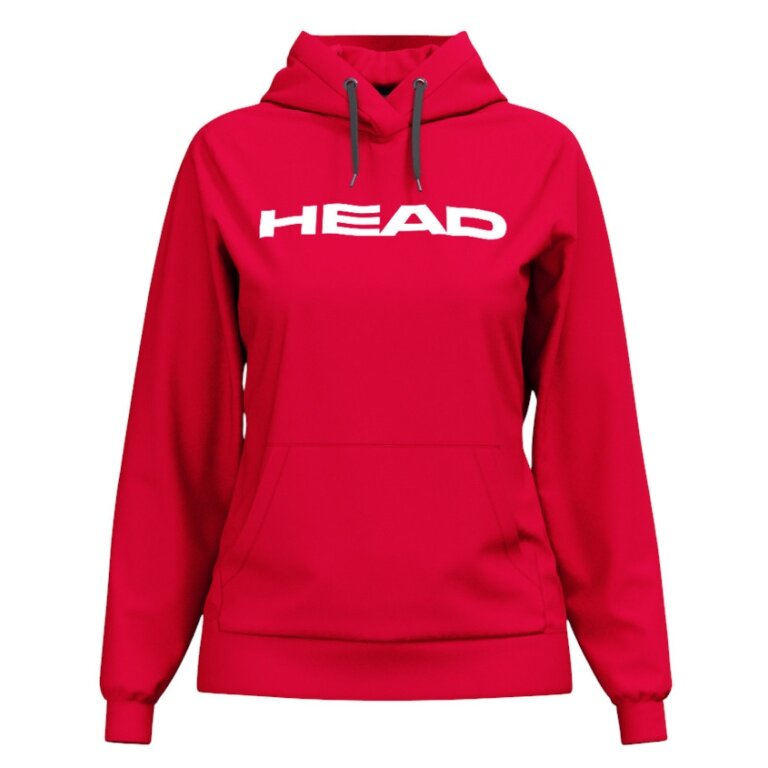 Head Kapuzenpullover Club Original Hoodie (Baumwollmix) rot Damen