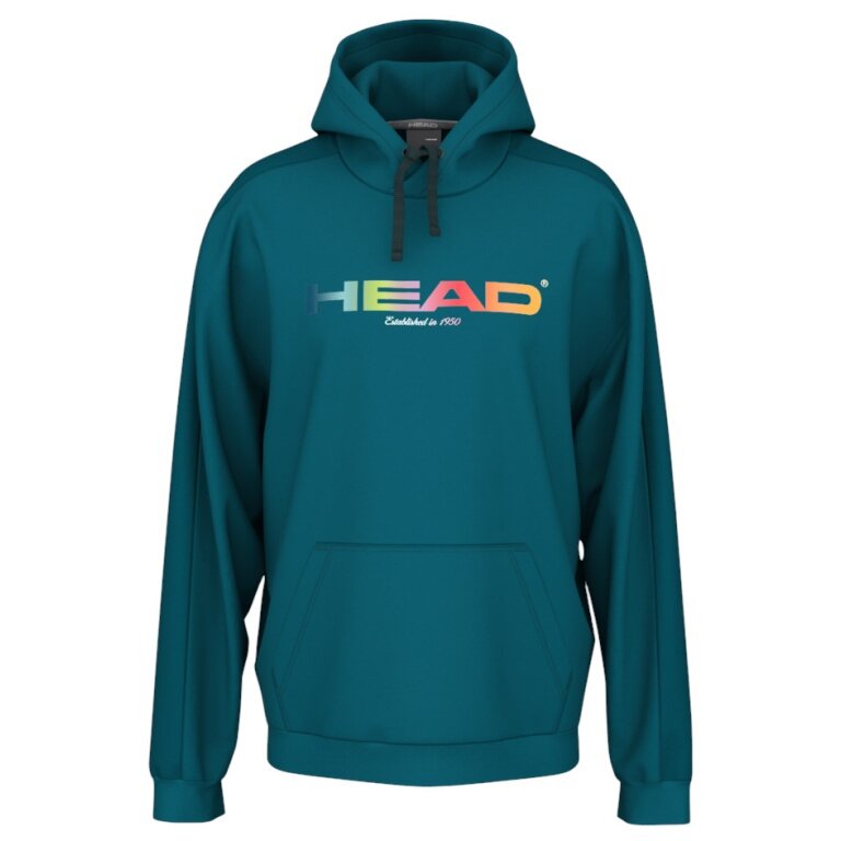 Head Kapuzenpullover Rally Hoodie (Mischgewebe) tealblau Herren